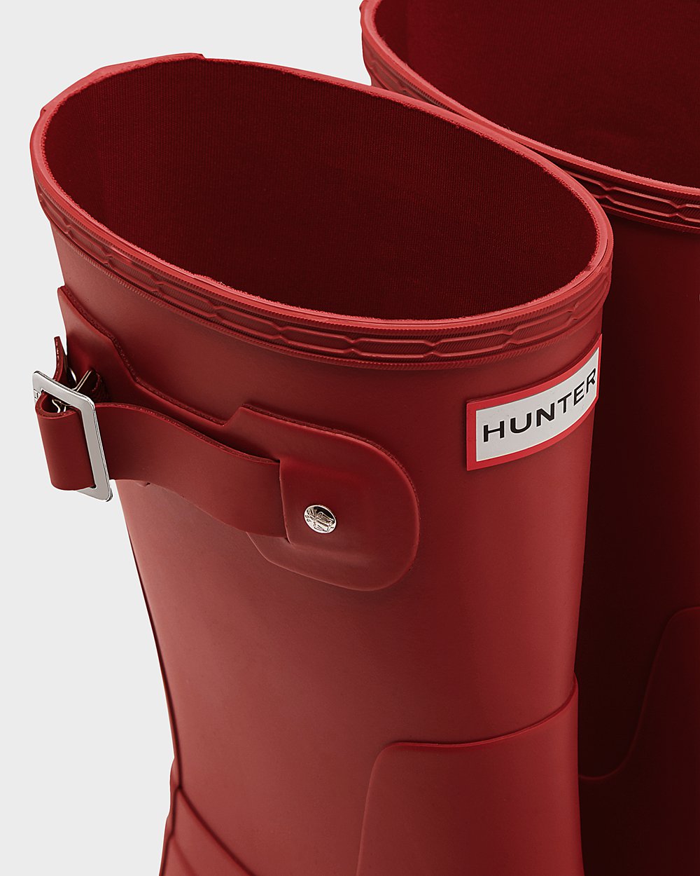 Galochas Curtas Hunter Homem Vermelhas - Original - 45YDIEPSC